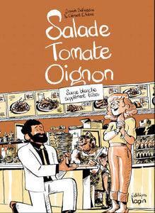 Salade Tomate Oignon, Sauce Blance Supplément Frite