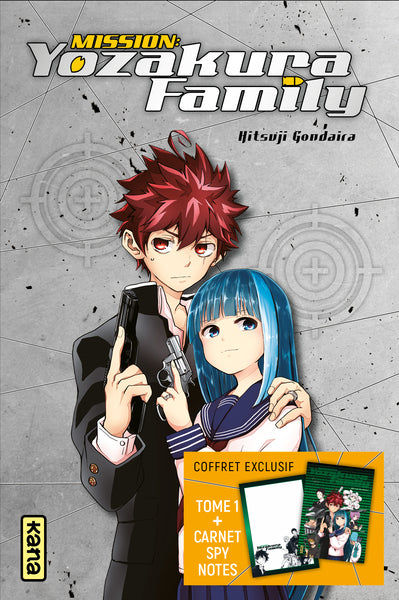 Coffret Collector Mission  Yozakura Family T1+Carte+Carnet De Notes